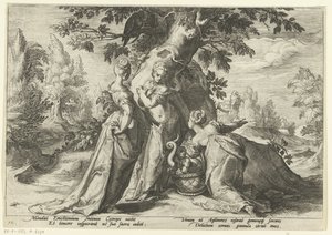 Daughters of Cecrops Open the Basket of Minerva (Ovid