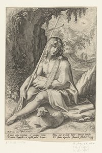 John the Baptist by Hendrick Goltzius (workshop of)