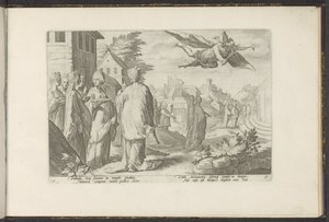 Mercury Falls in Love with Herse by Hendrick Goltzius (workshop of)