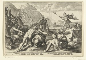 Neptune and the River Gods Cause a Flood (Ovid