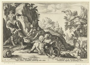 Peneus Visited by Other River Gods by Hendrick Goltzius (workshop of)