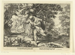 Tiresias Strikes Two Mating Snakes, Ovid
