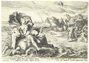 The Abduction of Europa by Hendrick Goltzius