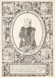 Charlotte of Bourbon by Hendrick Goltzius