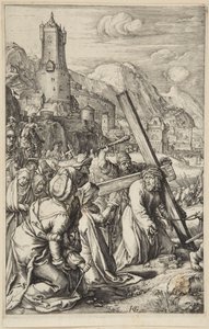 Christ Carrying the Cross by Hendrick Goltzius