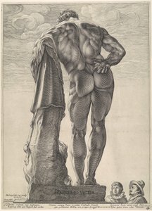 Farnese Hercules by Hendrick Goltzius