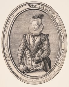 Françoise van Egmond by Hendrick Goltzius