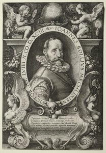 Hans Bol by Hendrick Goltzius