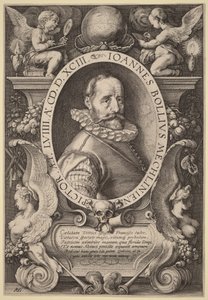 Hans Bol by Hendrick Goltzius