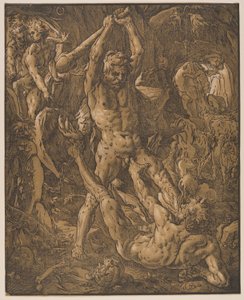Hercules and Cacus by Hendrick Goltzius
