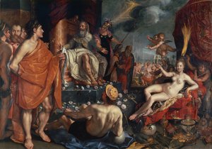 Hermes Presenting Pandora to King Epimetheus