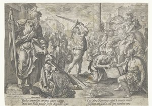 The Martyrdom of Paul by Hendrick Goltzius