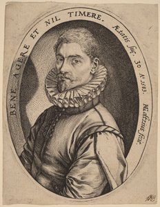 Hieronymus Scholiers by Hendrick Goltzius