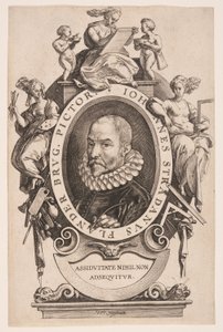 Johannes Stradanus by Hendrick Goltzius