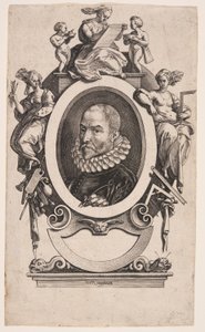 Johannes Stradanus by Hendrick Goltzius