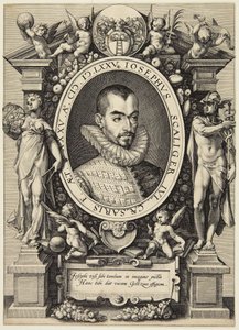 Josephus Justus Scaliger by Hendrick Goltzius