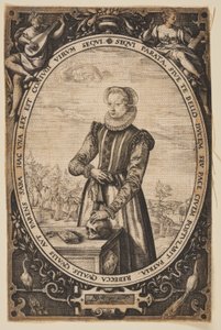 Josina Hamels by Hendrick Goltzius