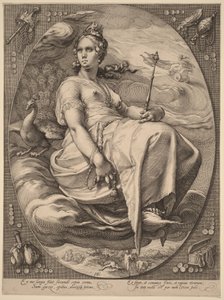 Juno by Hendrick Goltzius