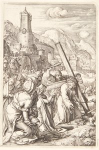 The Carrying of the Cross by Hendrick Goltzius