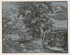 Landscape with a Shepherd Couple