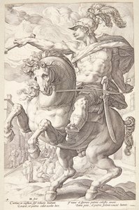 Marcus Curtius by Hendrick Goltzius