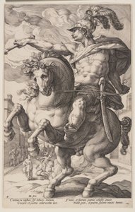 Marcus Curtius on Horseback, from The Roman Heroes