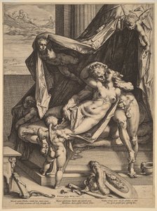 Mars and Venus by Hendrick Goltzius