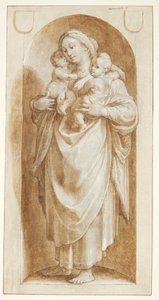 Charity by Hendrick Goltzius