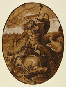Oceanus by Hendrick Goltzius