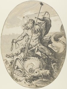 Oceanus, plate two from Demogorgon and the Deities