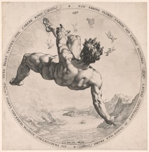 Phaeton, from The Four Disgracers by Hendrick Goltzius