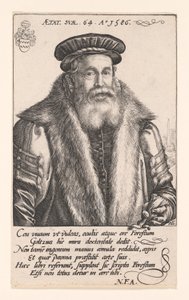 Pieter van Foreest (Petrus Forestus) by Hendrick Goltzius