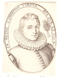 Portrait of a Young Man, Facing Right by Hendrick Goltzius