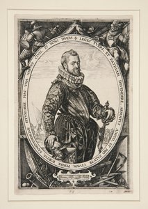 Portrait of Jacques de la Faille by Hendrick Goltzius