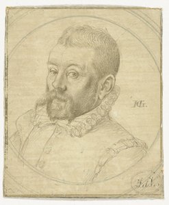 Portrait of Lubbert Claesz. van der Weijden by Hendrick Goltzius