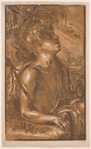 Saint John the Baptist by Hendrick Goltzius