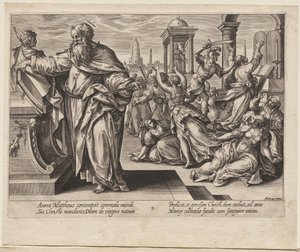 St. Matthew by Hendrick Goltzius