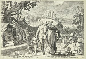 The Flood by Hendrick Goltzius