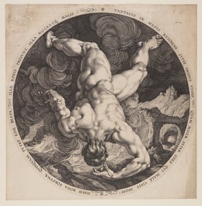 Tantalus, from The Four Disgracers by Hendrick Goltzius