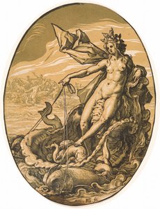 Tethys by Hendrick Goltzius