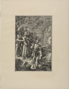 The Betrayal of Christ, plate three from The Passion of Christ by Hendrick Goltzius