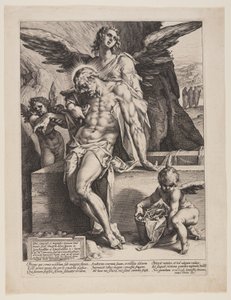 The Dead Saviour Supported by an Angel