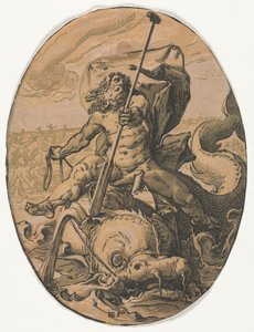 The Deities: Oceanus by Hendrick Goltzius