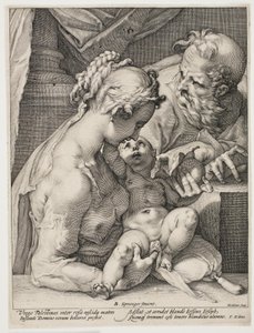 The Holy Family by Hendrick Goltzius