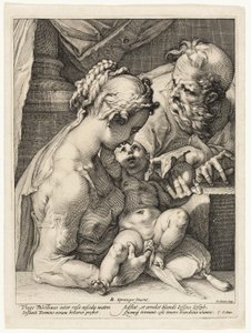 The Holy Family by Hendrick Goltzius
