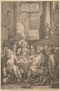 The Last Supper by Hendrick Goltzius
