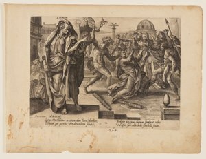 The Martyrdom of St Matthias, from The Martyrdom of Christ and the Apostles by Hendrick Goltzius