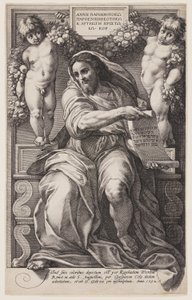 The Prophet Isaiah by Hendrick Goltzius