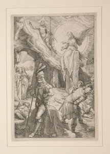 The Resurrection, from The Passion, (detail) by Hendrick Goltzius