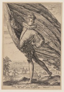 The Standard Bearer by Hendrick Goltzius